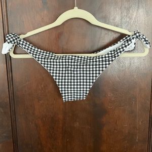 checkered bikini bottom